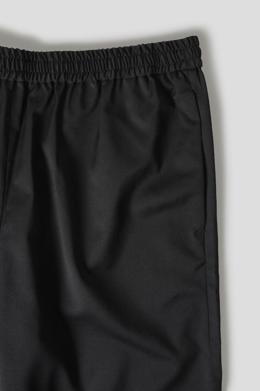 PANTALON EN LAINE NOIR - Image 2