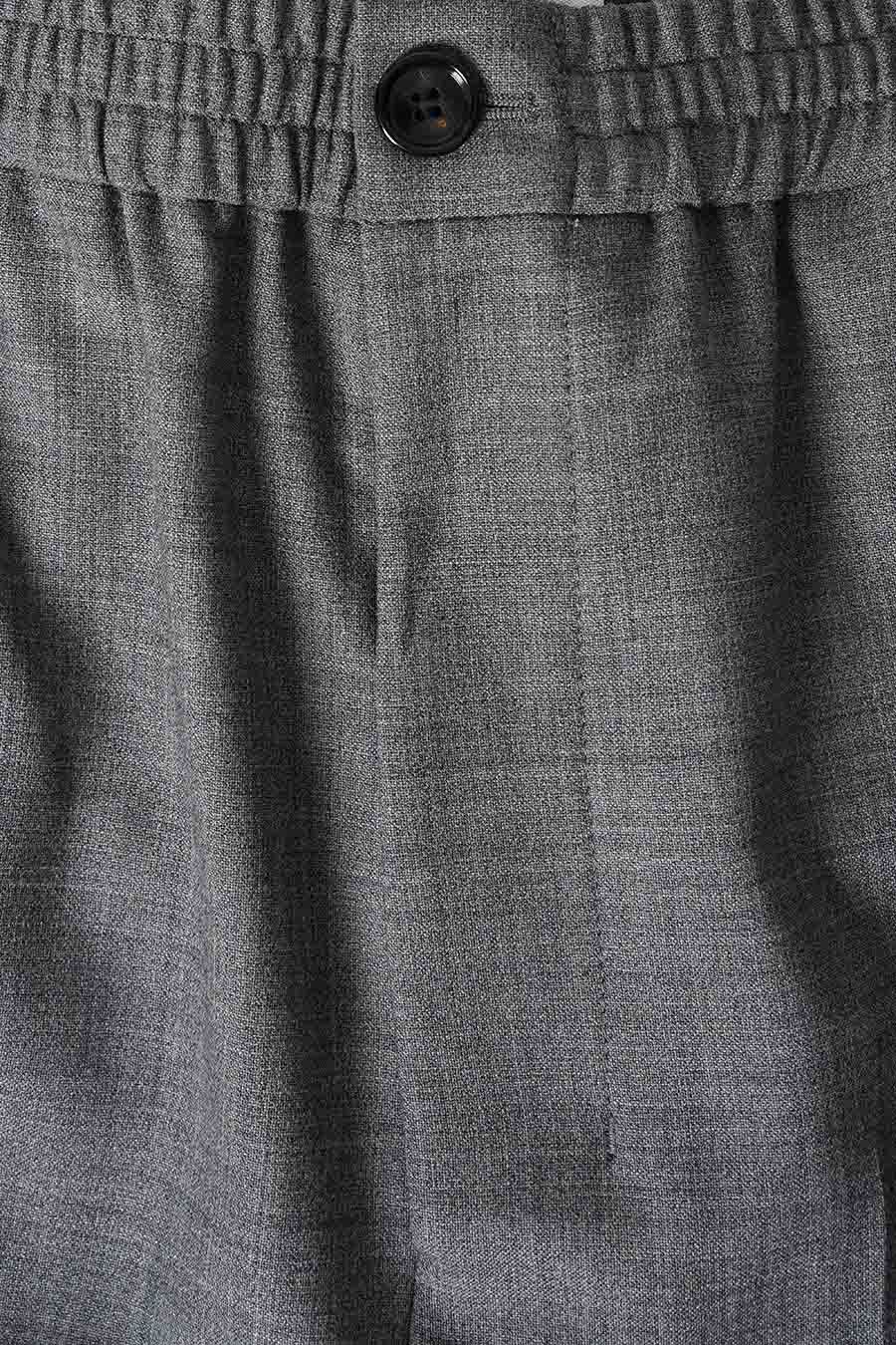 PANTALON ÉLASTIQUÉ GRIS - Image 2