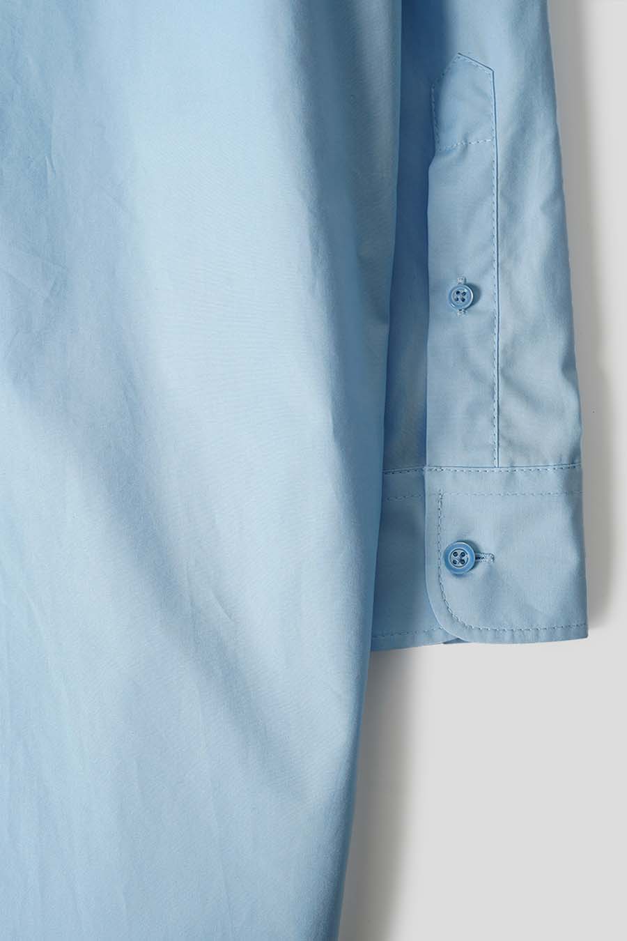 ROBE CHEMISE COURTE BLEU CIEL - Image 3