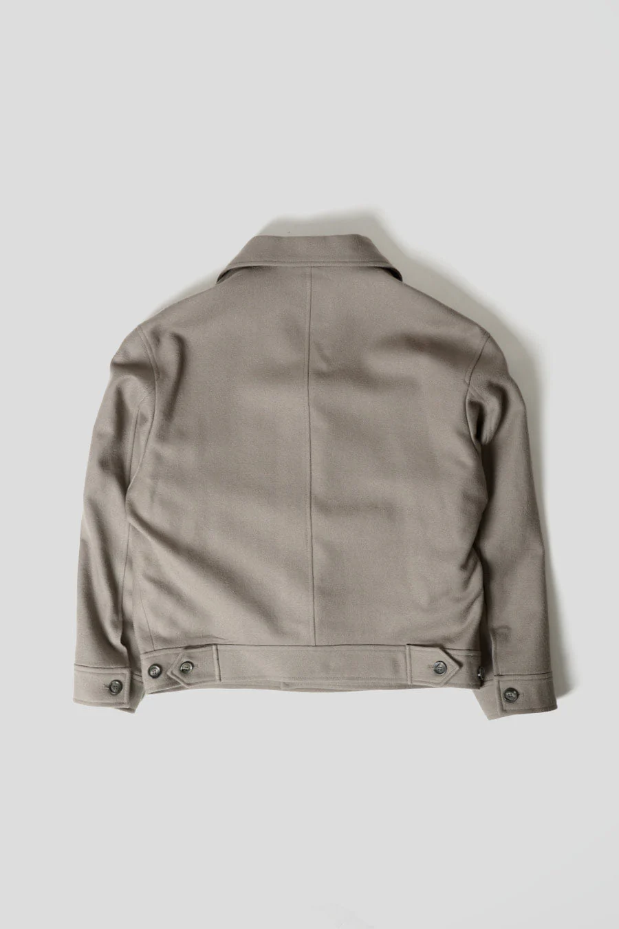 VESTE BOUTONNÉE OVERSIZE TAUPE - Image 3