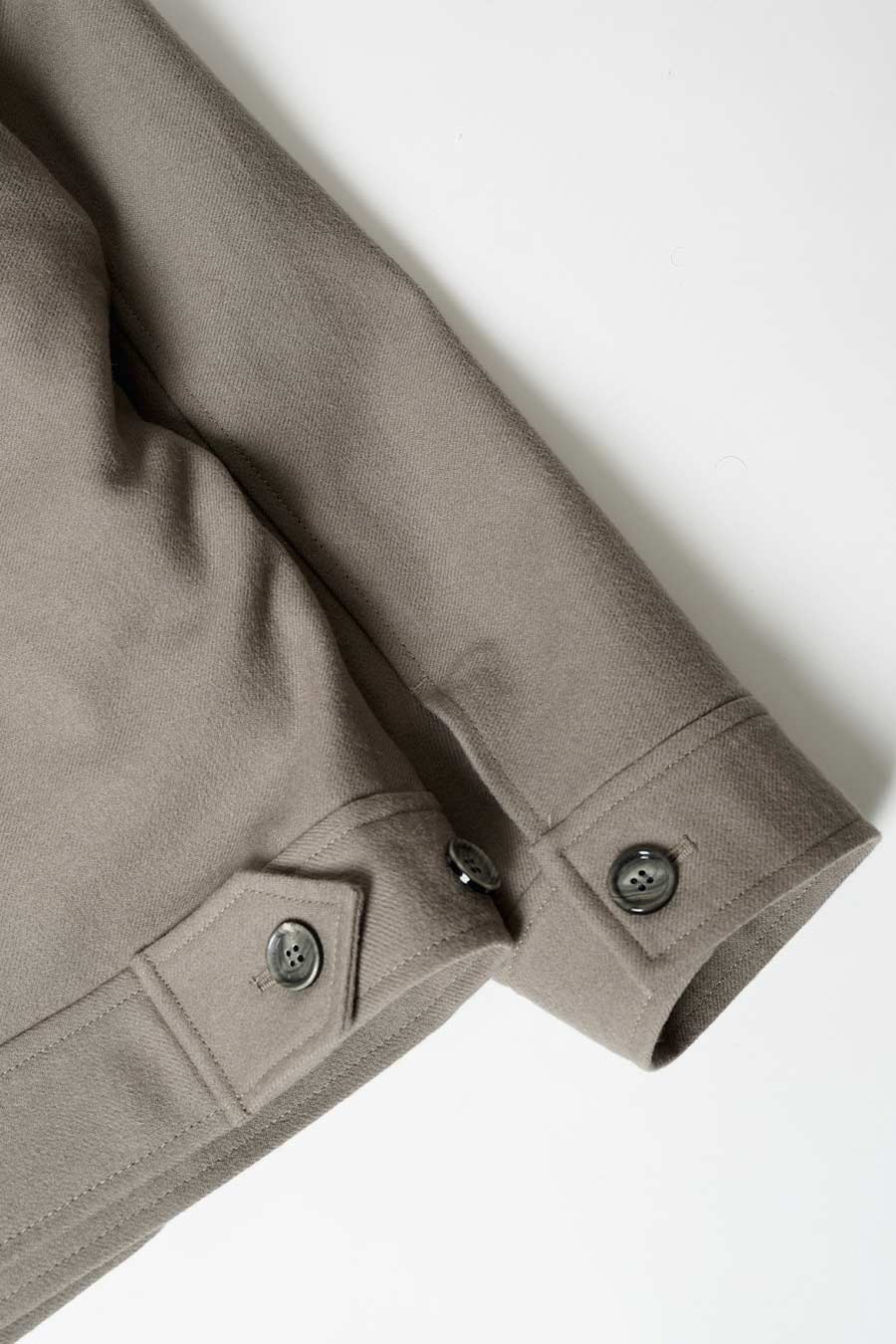VESTE BOUTONNÉE OVERSIZE TAUPE - Image 4