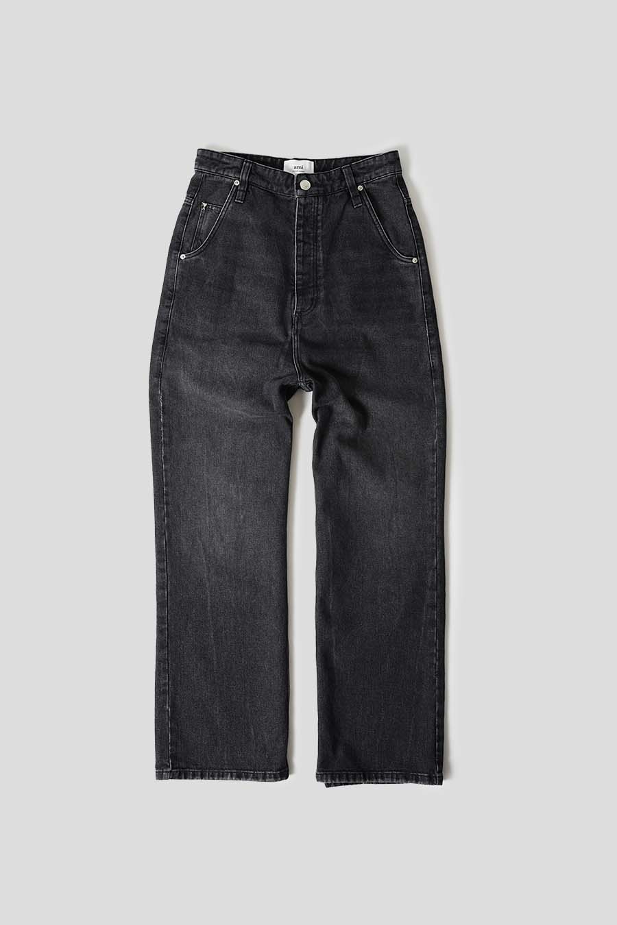 JEAN BAGGY FIT NOIR USÉ
