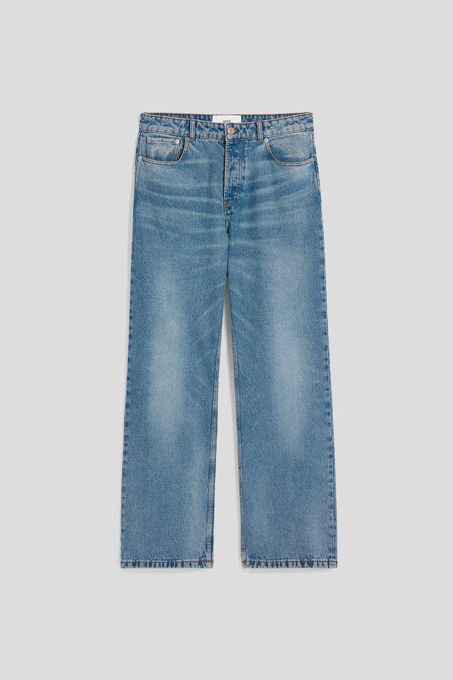 JEAN LARGE FIT BLEU USÉ