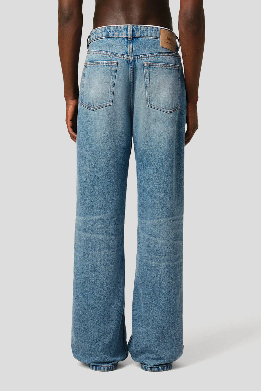 JEAN LARGE FIT BLEU USÉ - Image 4