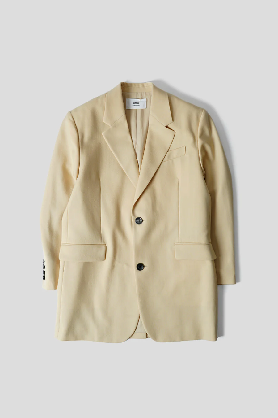 VESTE DEUX BOUTONS VANILLE