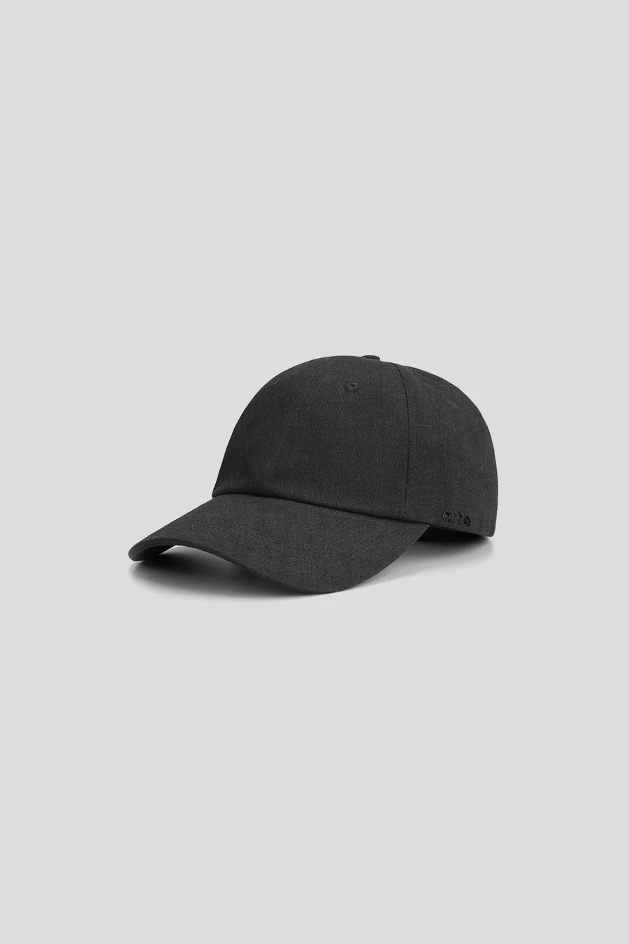 CASQUETTE LINEN NOIRE