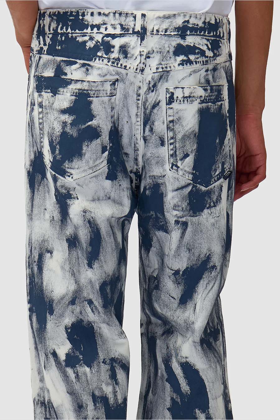 PANTALON PEINTURE BLANC - Image 3