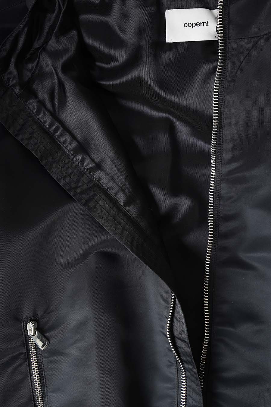 VESTE À CAPUCHE ZIPPÉE HORN NOIRE - Image 4
