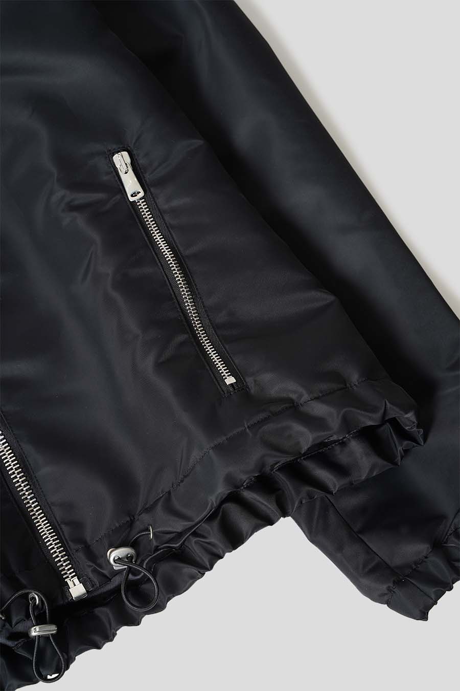 VESTE À CAPUCHE ZIPPÉE HORN NOIRE - Image 6