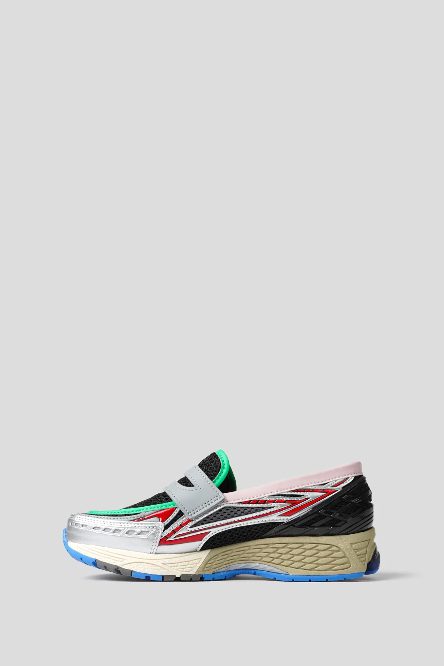 SNEAKERS 1906 SILVER METALLIC ET BLACK ET FIRE CRACKER - Image 3