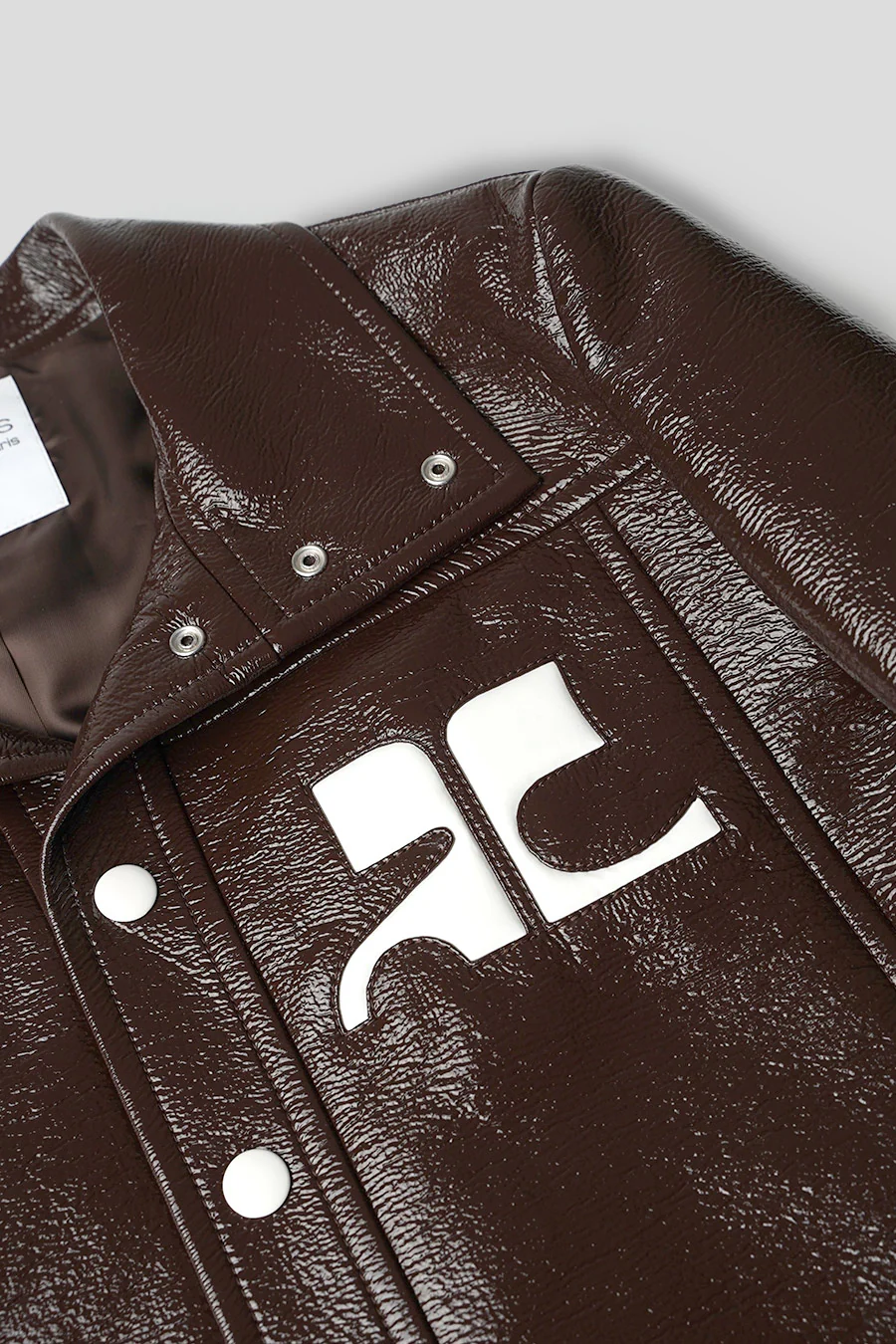 VESTE VINYLE RÉEDITION CHOCOLAT - Image 3