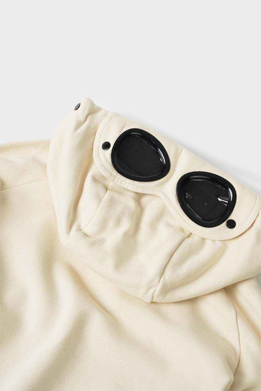 HOODIE ZIP DIAGONAL RAISED GOGGLE FLEECE PISTACHIO SHELL - Image 5