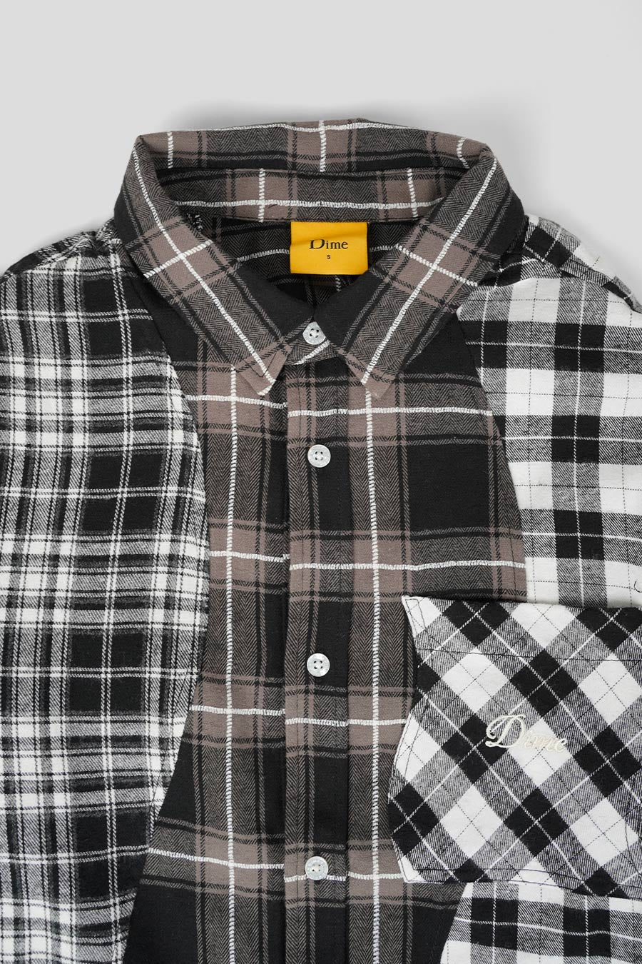 CHEMISE À TRIPLE CARREAUX NOIR - Image 2