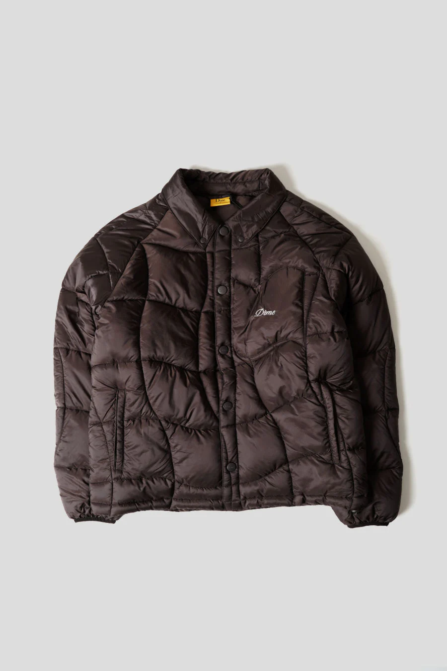 VESTE MIDWEIGHT WAVE PUFFER MARRON