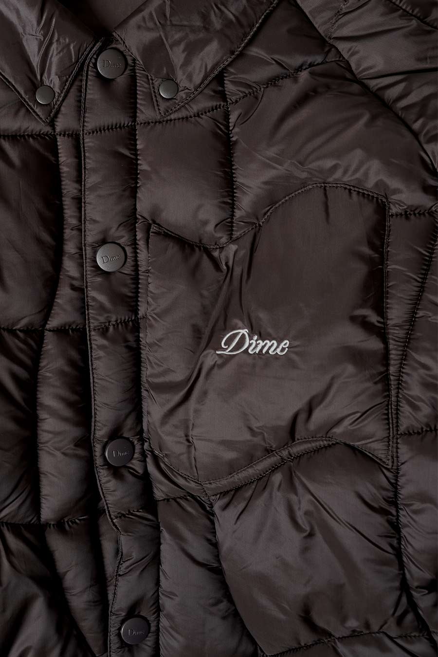 VESTE MIDWEIGHT WAVE PUFFER MARRON - Image 2