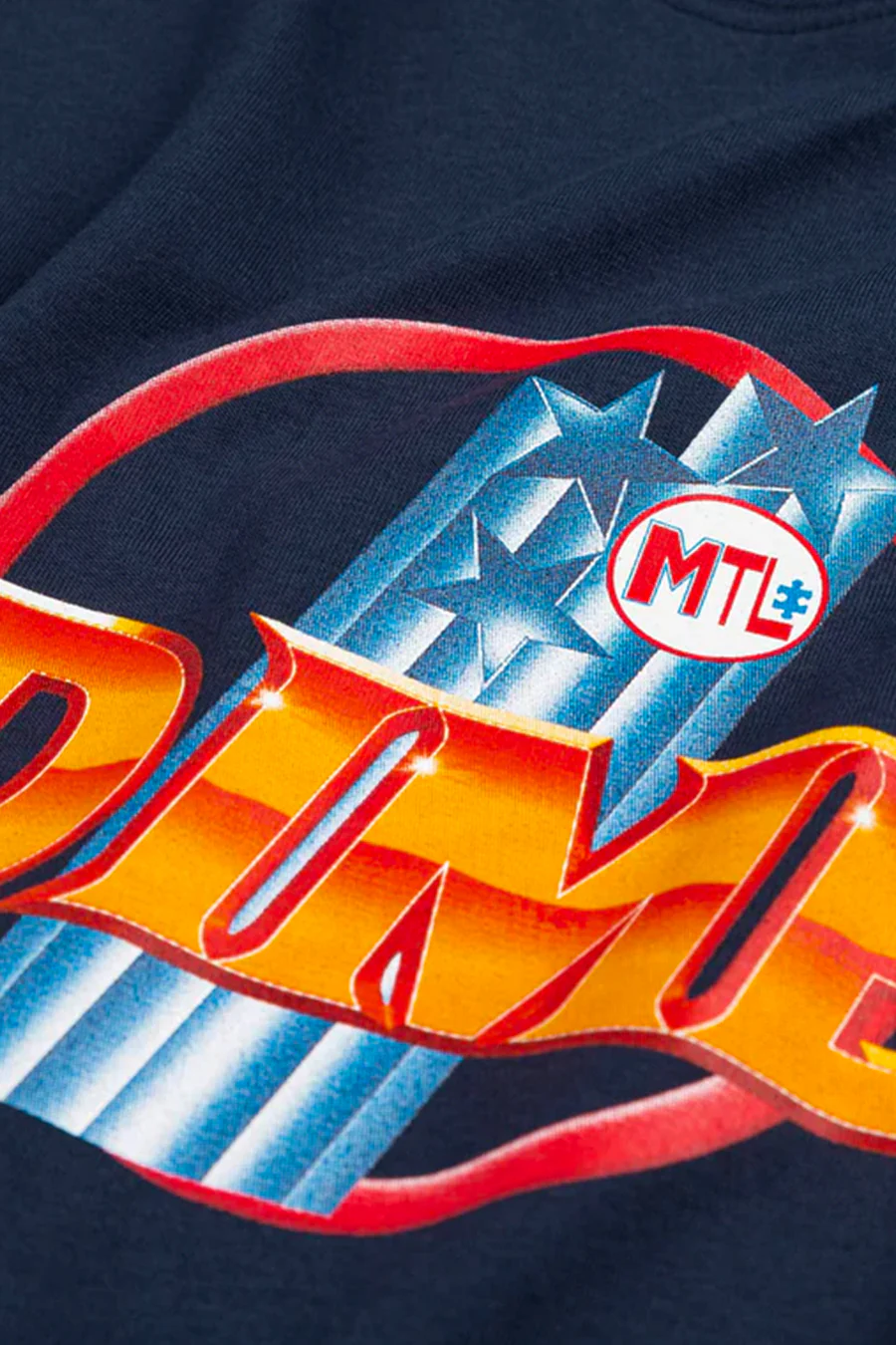 T-SHIRT LANCE BLEU MARINE - Image 2