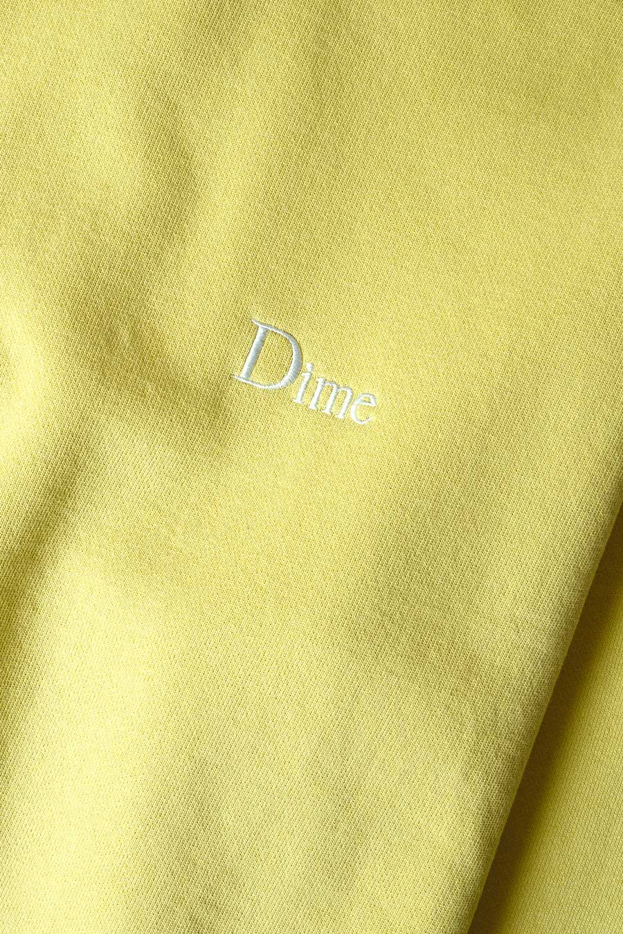 CREWNECK CLASSIC SMALL LOGO JAUNE FLUO - Image 2