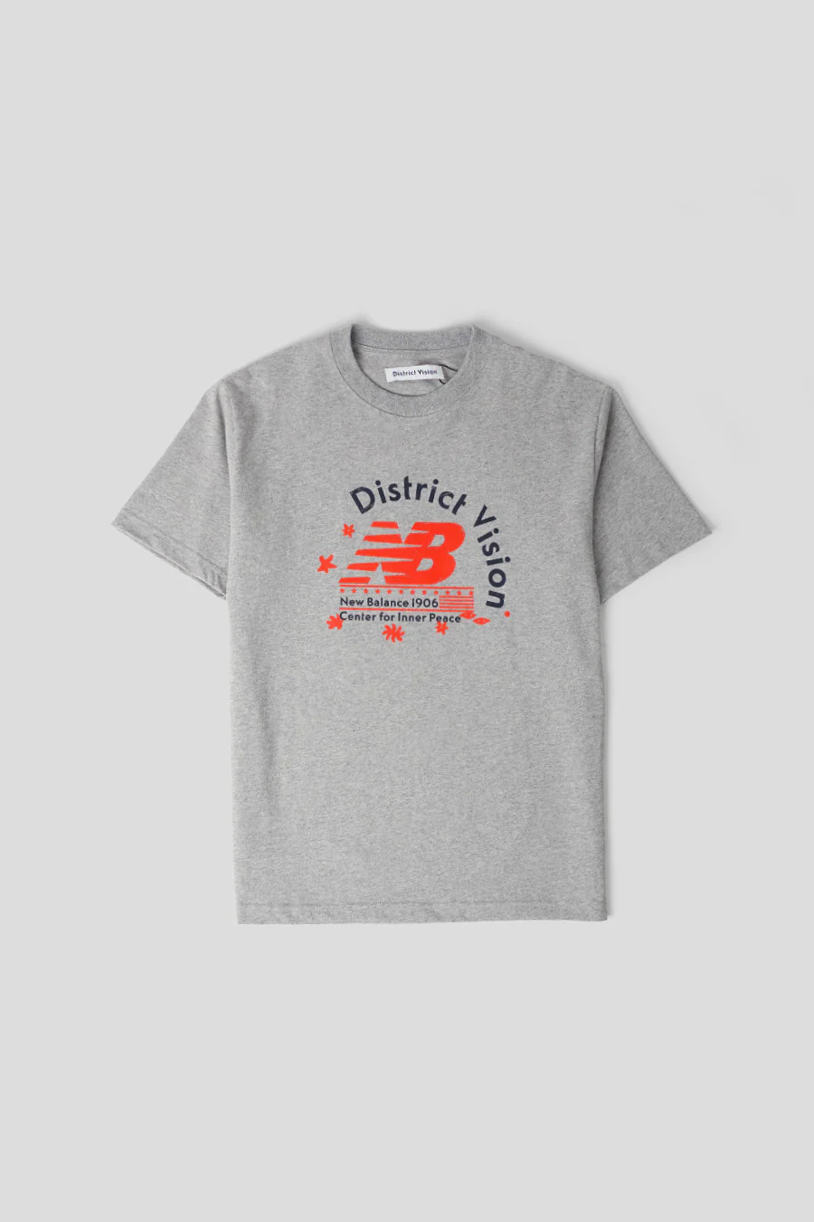 T-shirt en coton Californien DV + NB gris