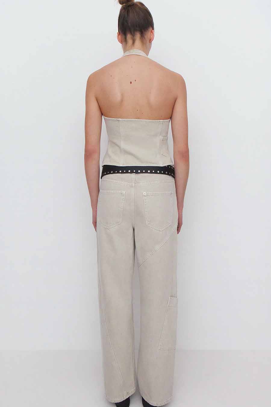 PANTALON BEVERLY BEIGE - Image 3