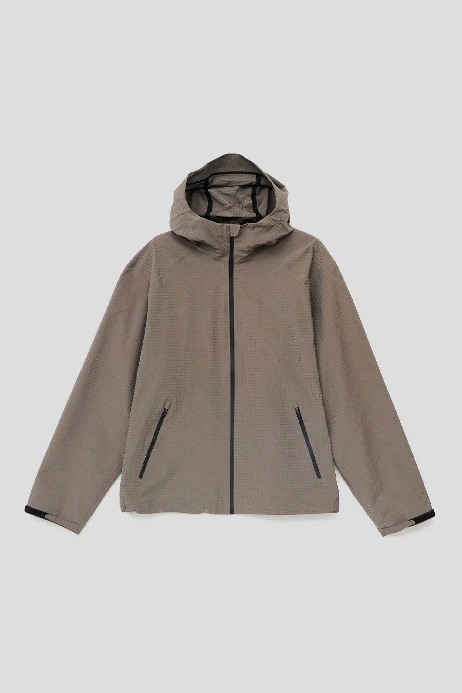 VESTE À CAPUCHE TEXTURÉE WAYPOINT DARK TAUPE
