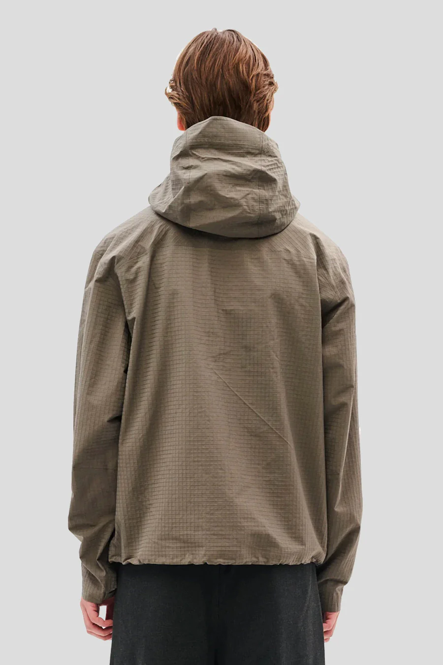 VESTE À CAPUCHE TEXTURÉE WAYPOINT DARK TAUPE - Image 6