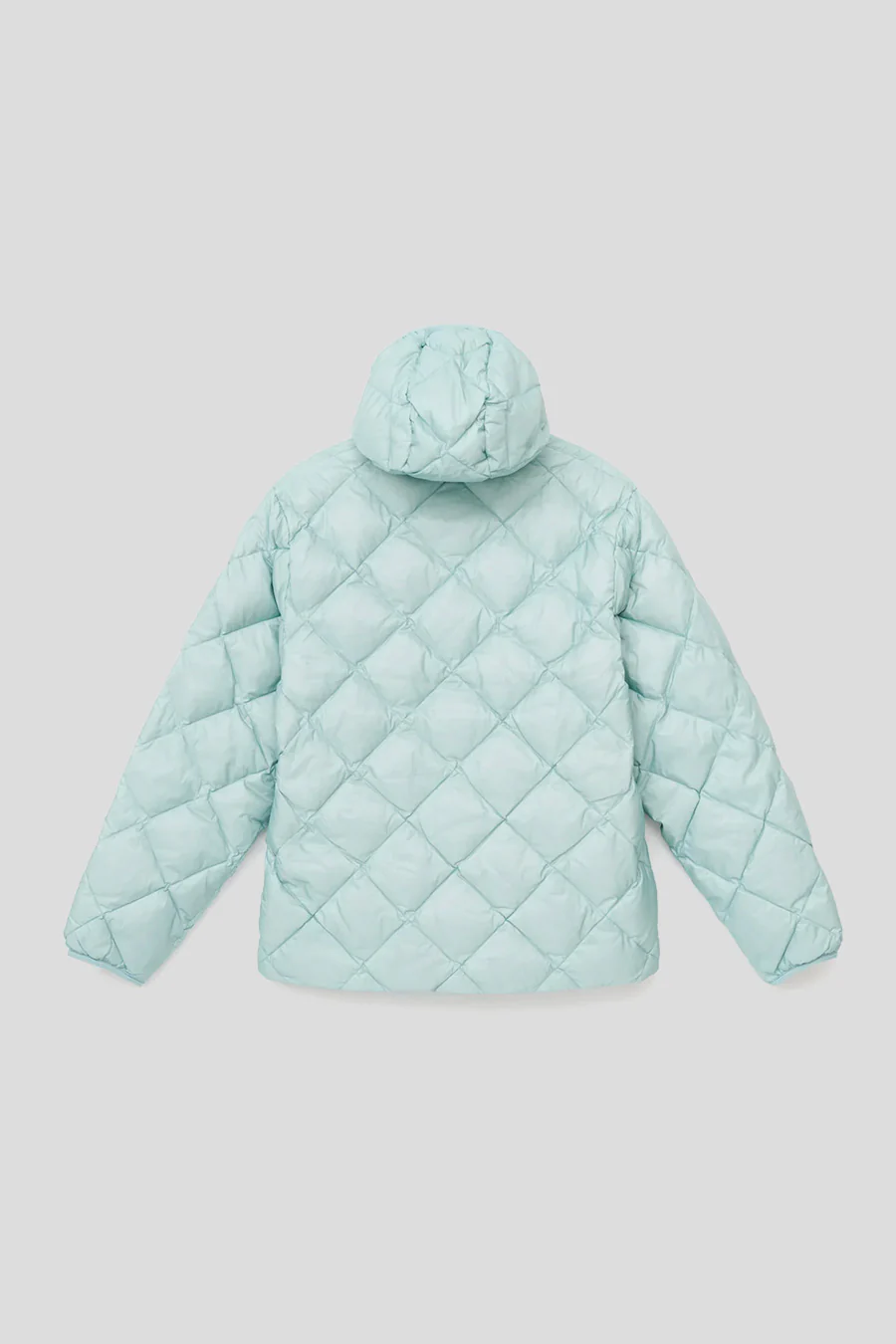 VESTE À CAPUCHE EN DUVET TURQUOISE - Image 5