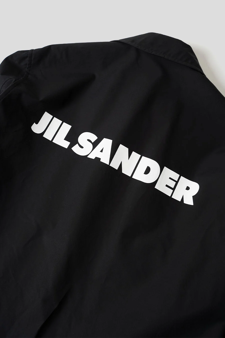 VESTE POPELINE AVEC LOGO NOIRE - Image 4