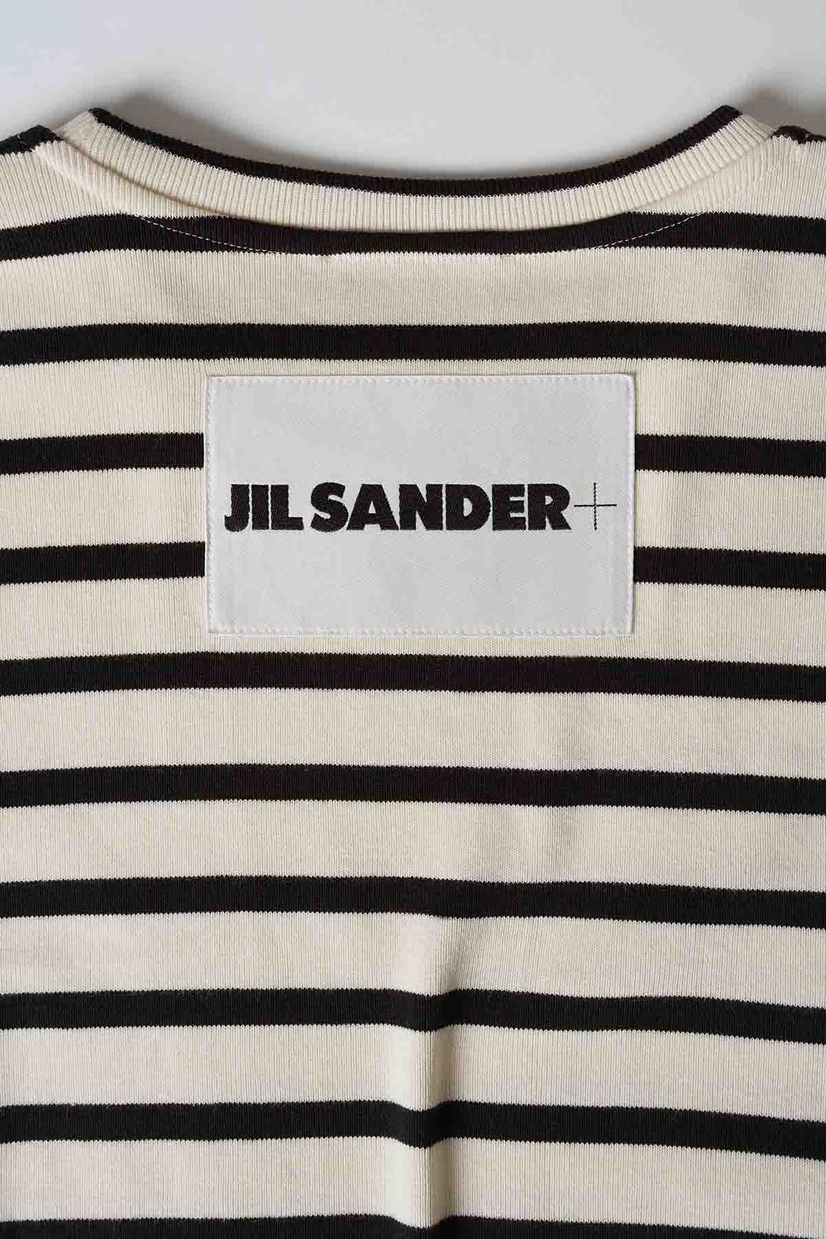 T-SHIRT MULTSTRIPES BLANC NATUREL ET NOIR - Image 3