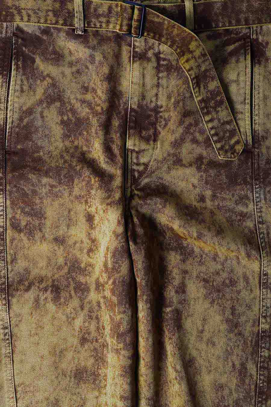 PANTALON TWISTED BELTED BRONZE - Image 2