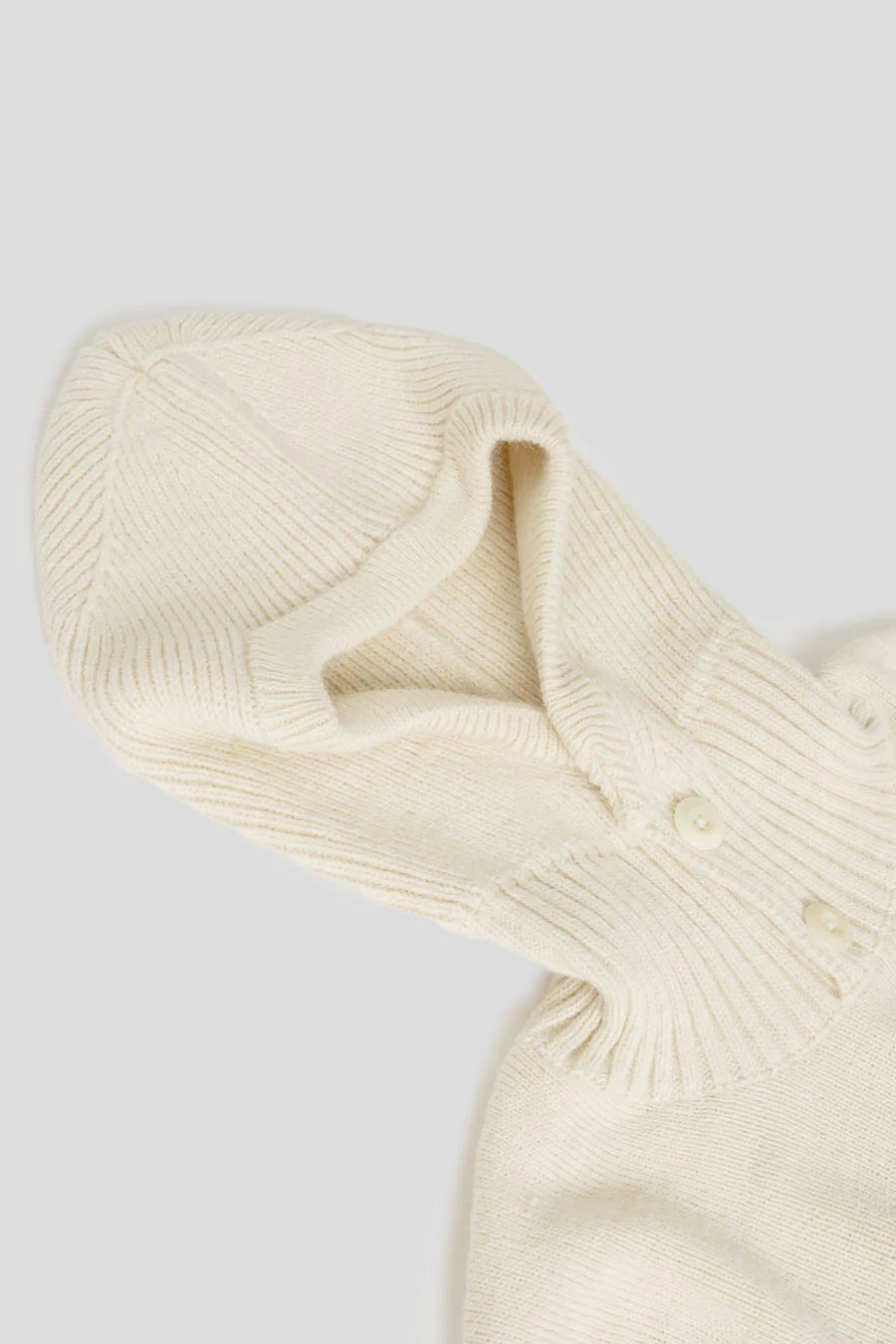PULL À CAPUCHE BEIGE CLAIR - Image 4