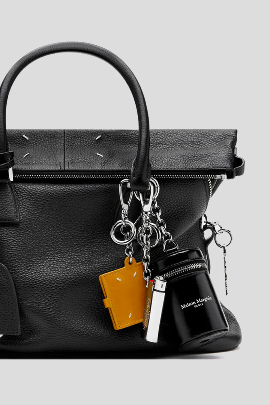 PORTE-CLÉS ÉTUI À BRIQUET ARGENTÉ - Image 2
