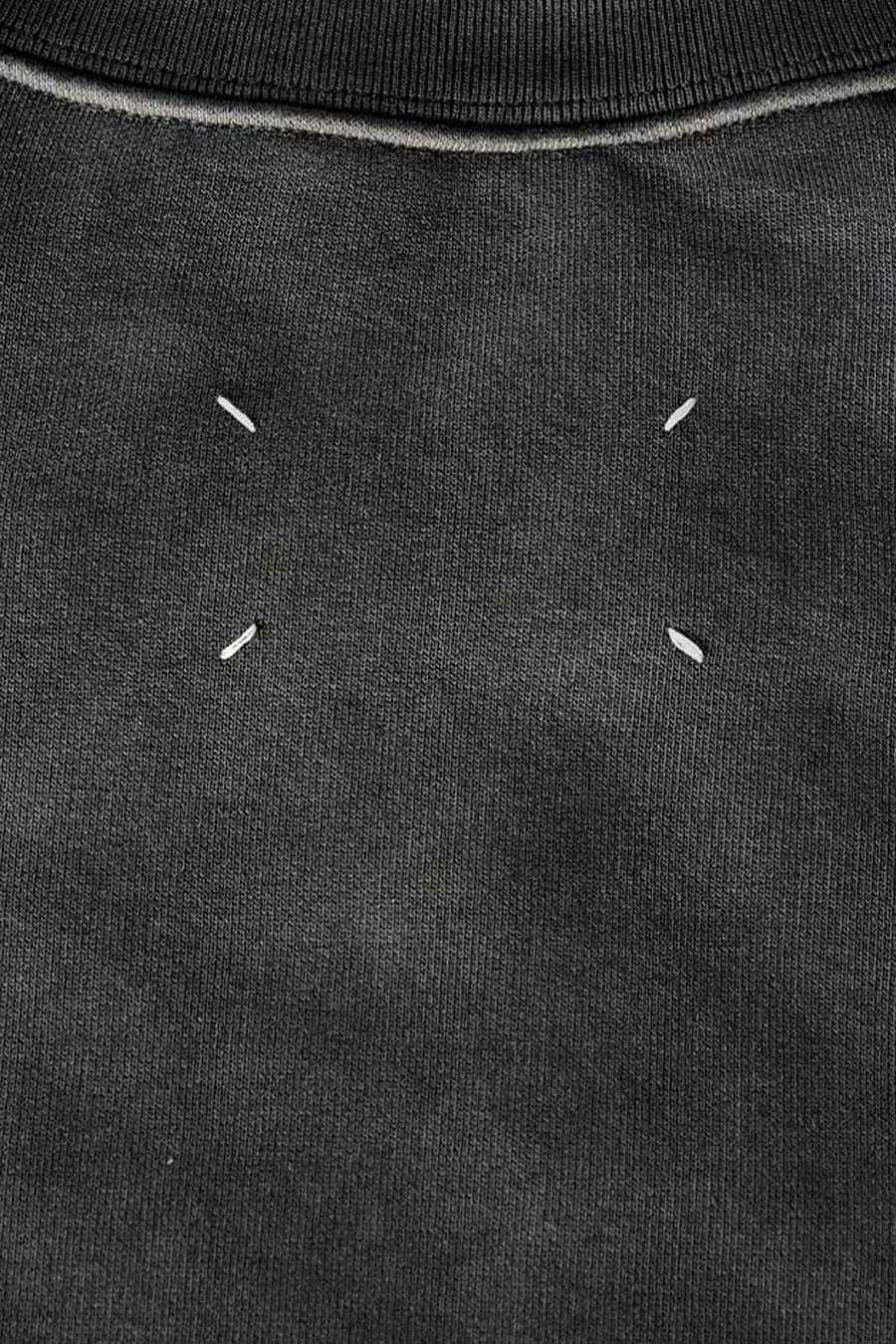 SWEATSHIRT NOIR DÉLAVÉ - Image 4