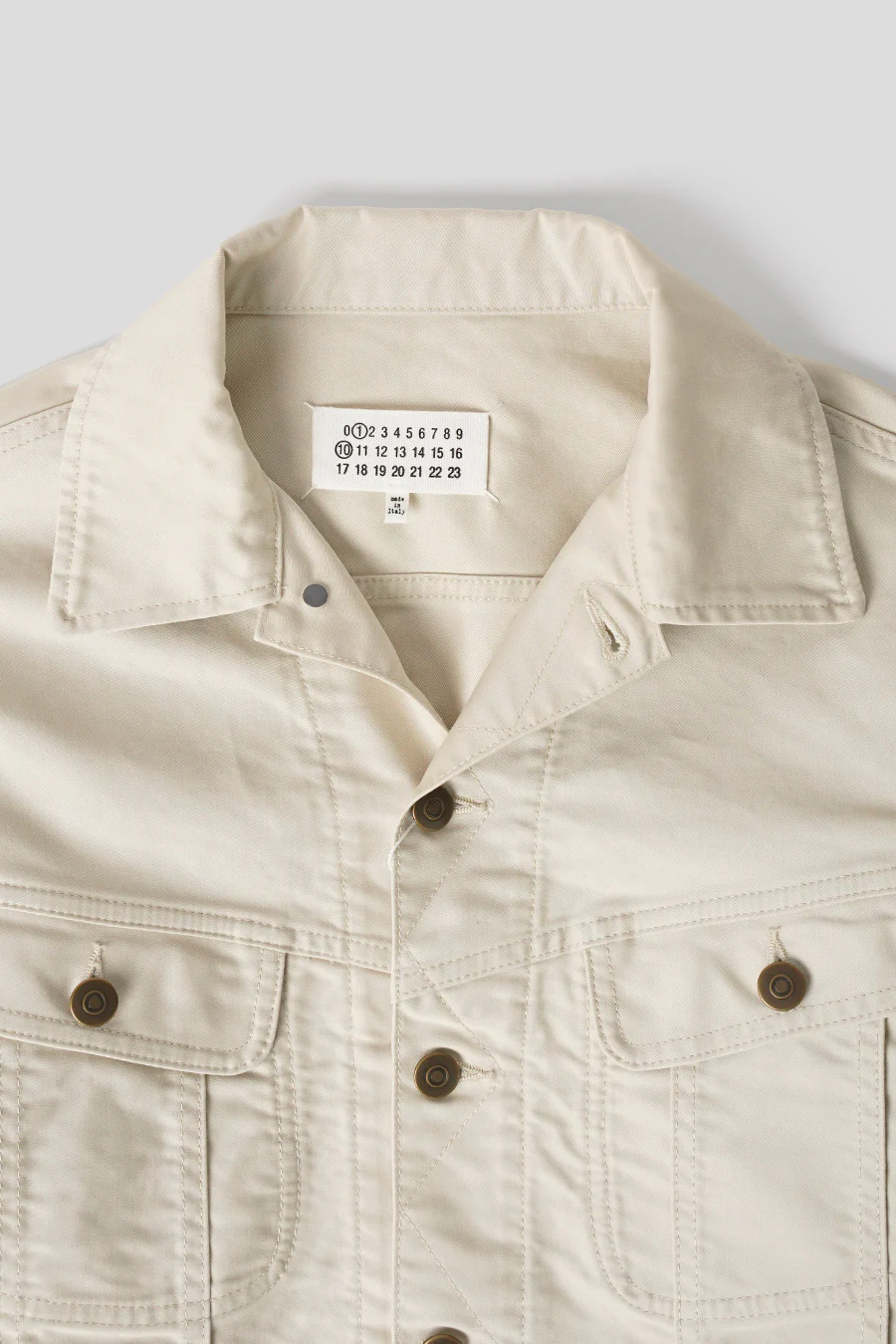 VESTE EN DENIM BLANCHE - Image 2