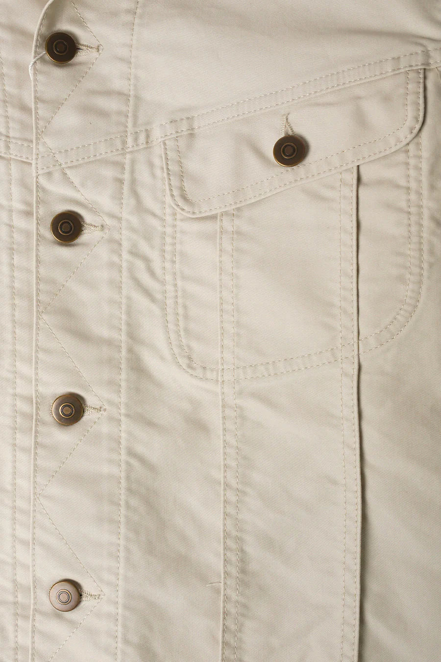VESTE EN DENIM BLANCHE - Image 3