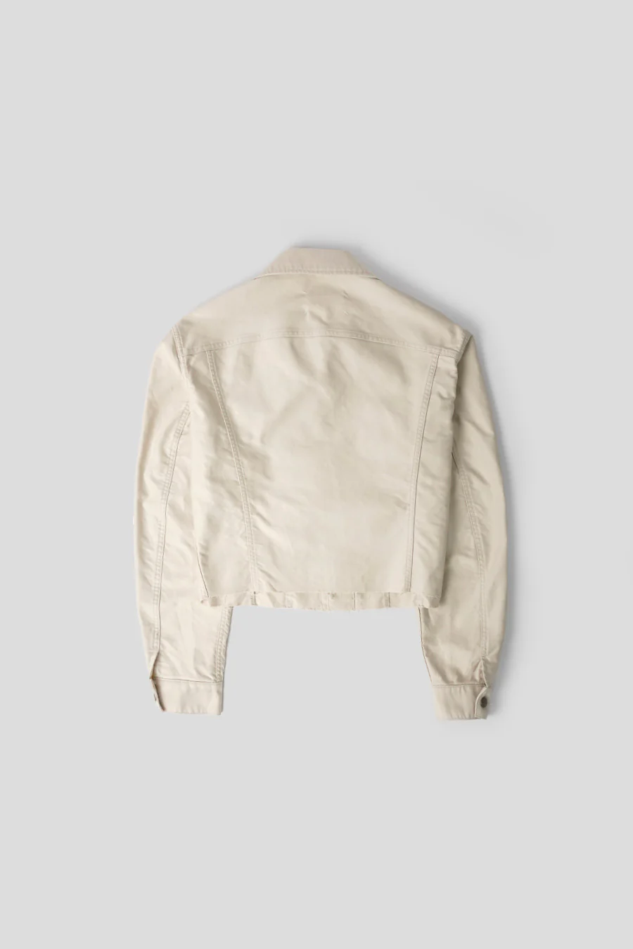 VESTE EN DENIM BLANCHE - Image 4