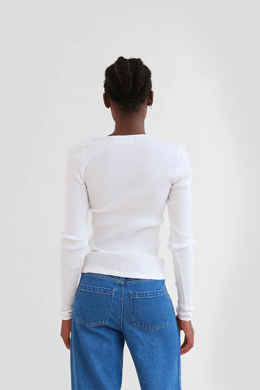 TOP EVE SEAMLESS BLANC - Image 2