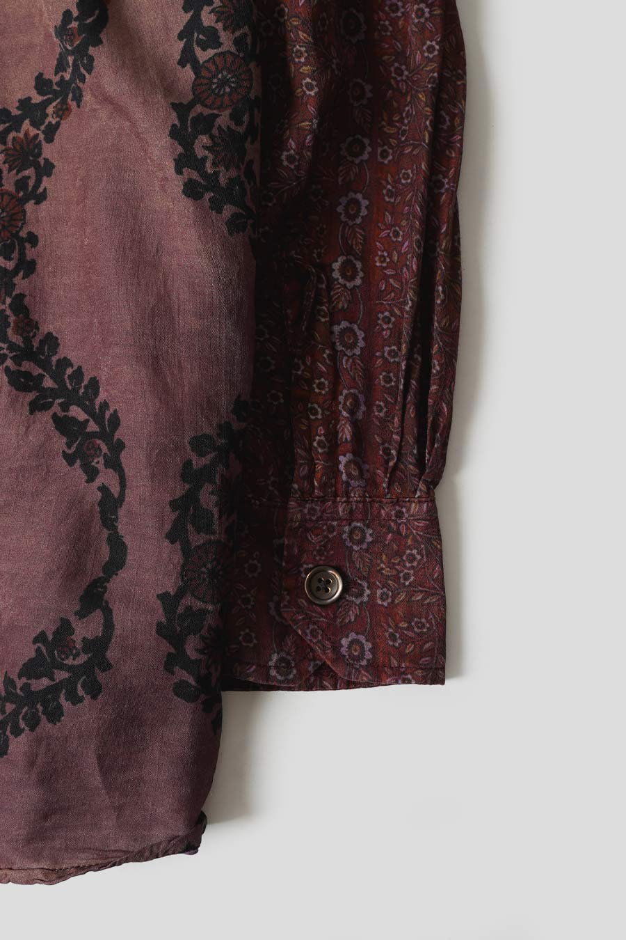 CHEMISE BORROWED À MOTIF MARRON - Image 5