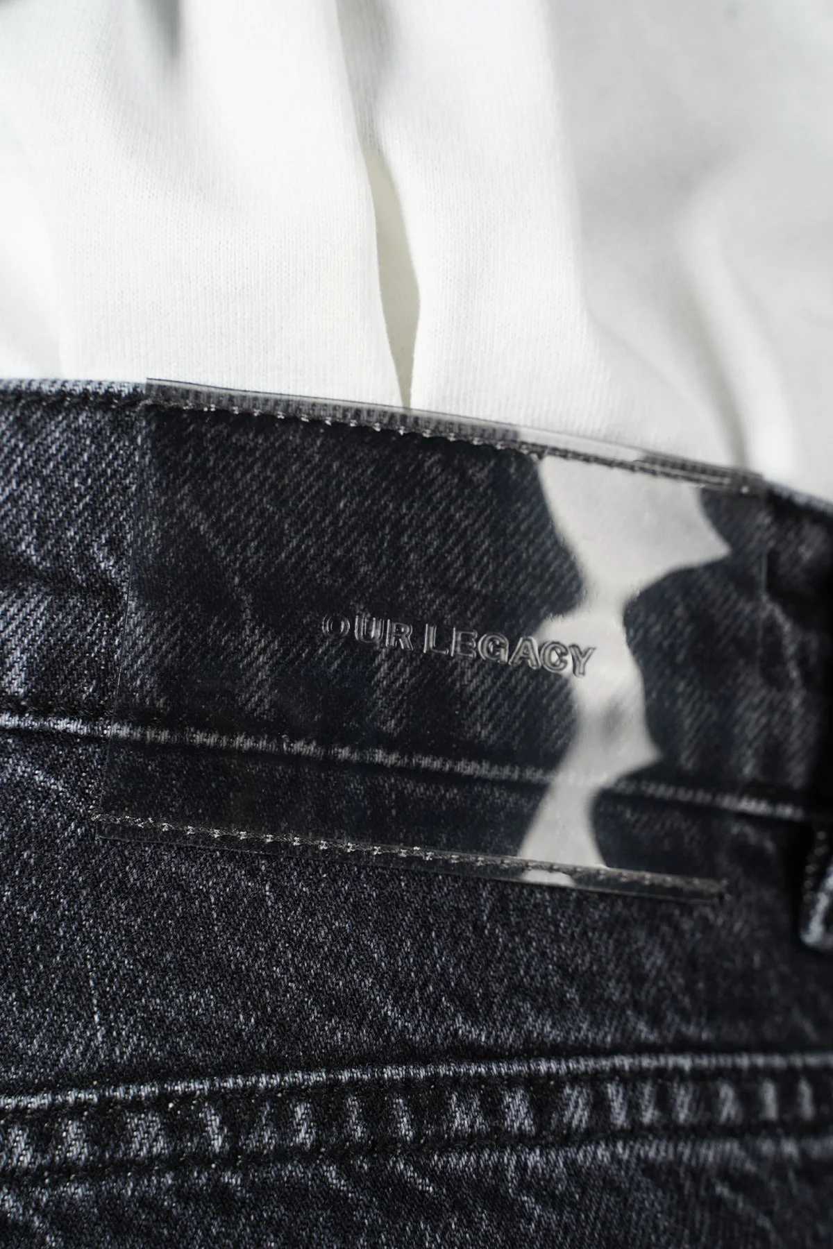 JEAN THIRD CUT SUPERGREY WASH - Image 5