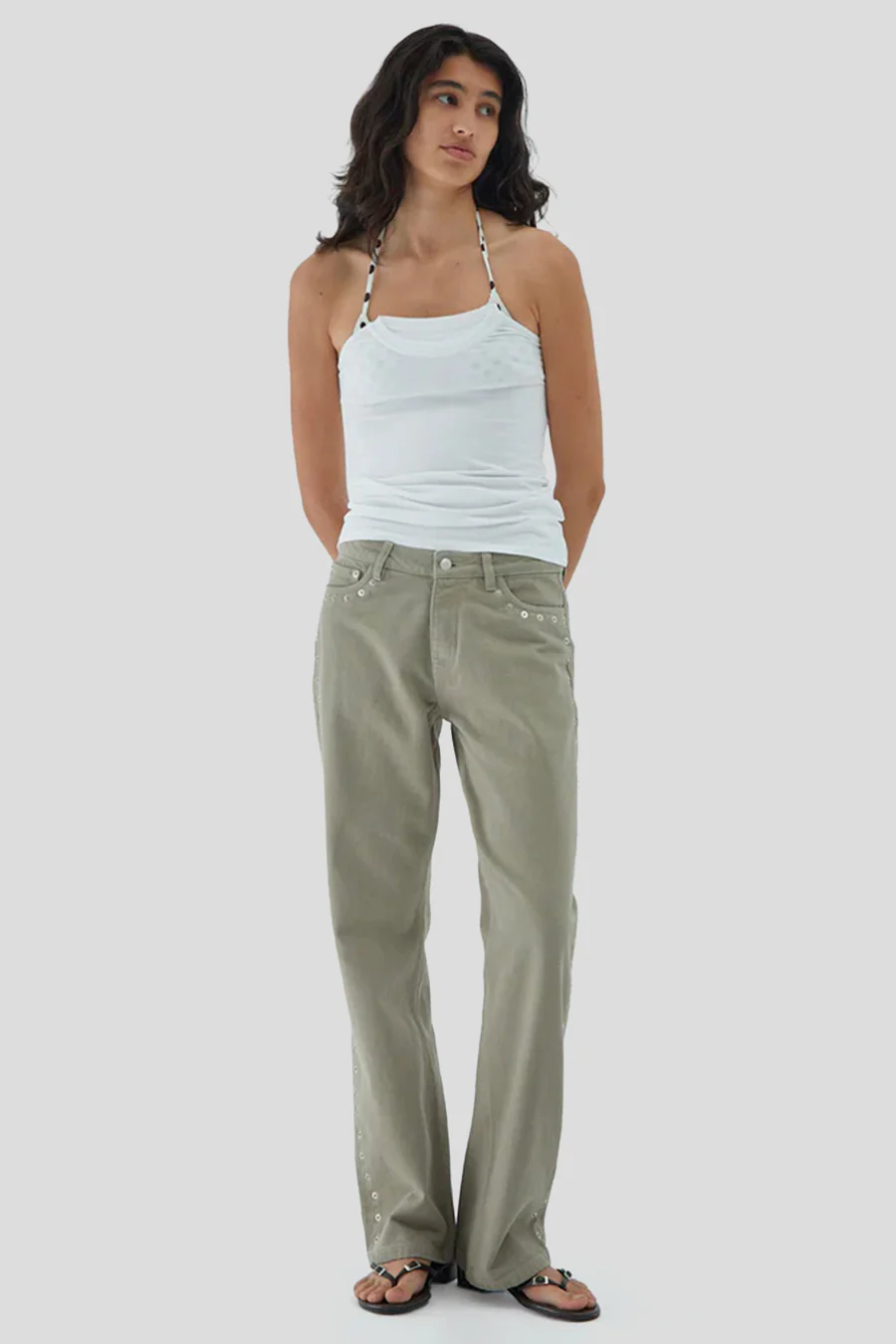 JEAN CROWD GRIS