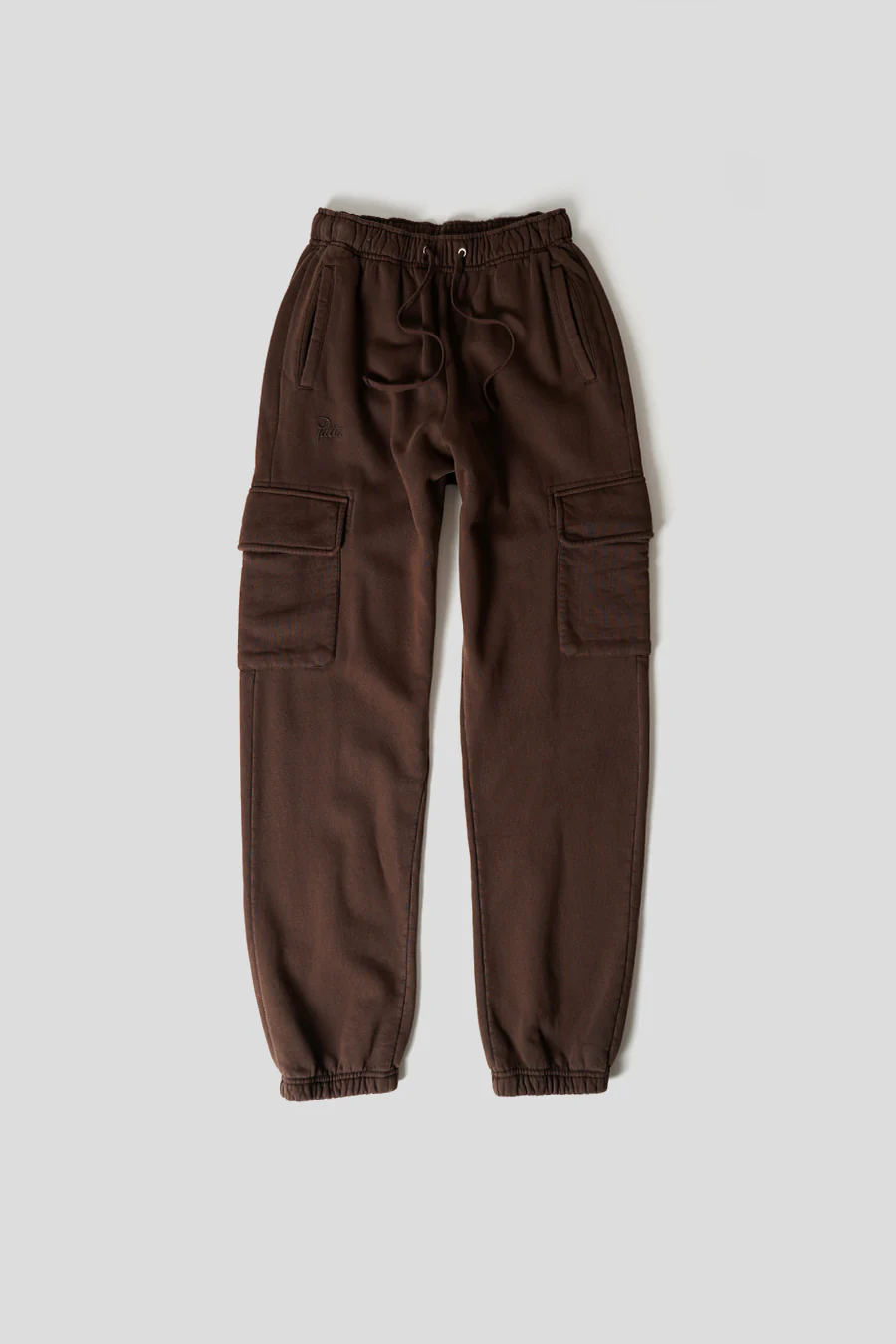PANTALON DE SURVÊTEMENT BASIC PIGMENT DYE CARGO MARRON