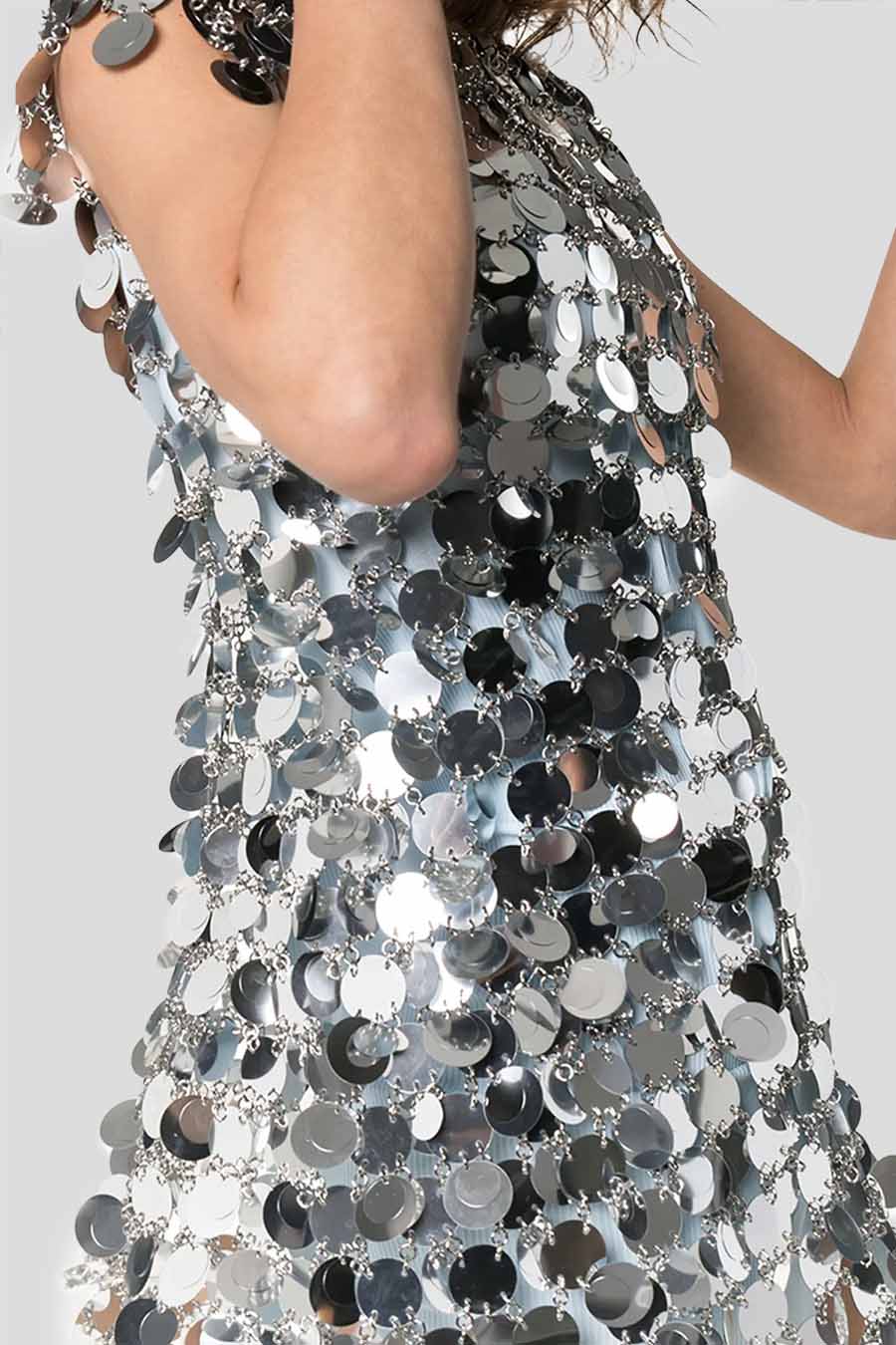 ROBE EN PASTILLES SPARKLE ARGENTÉES - Image 3