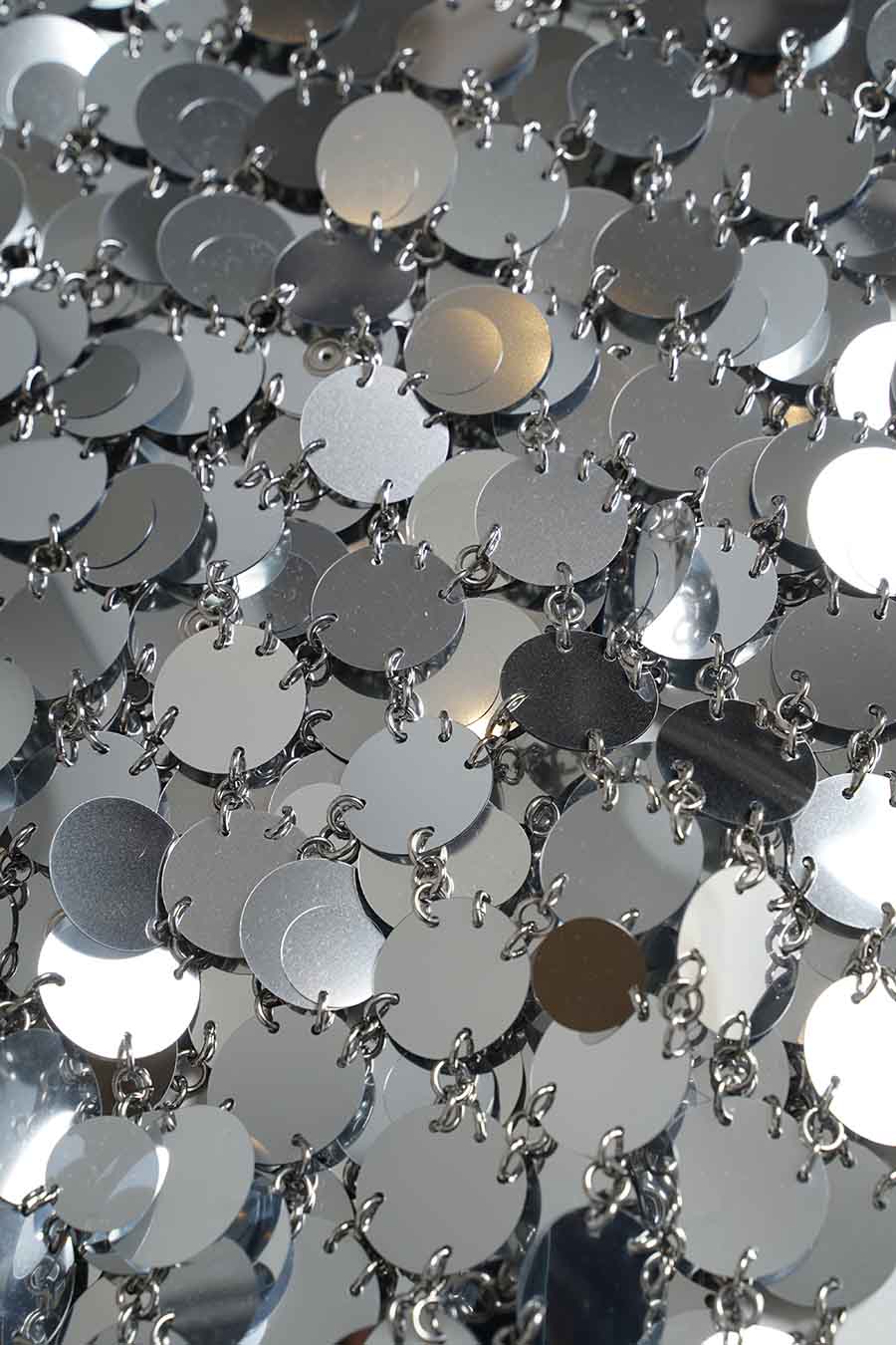 ROBE EN PASTILLES SPARKLE ARGENTÉES - Image 4