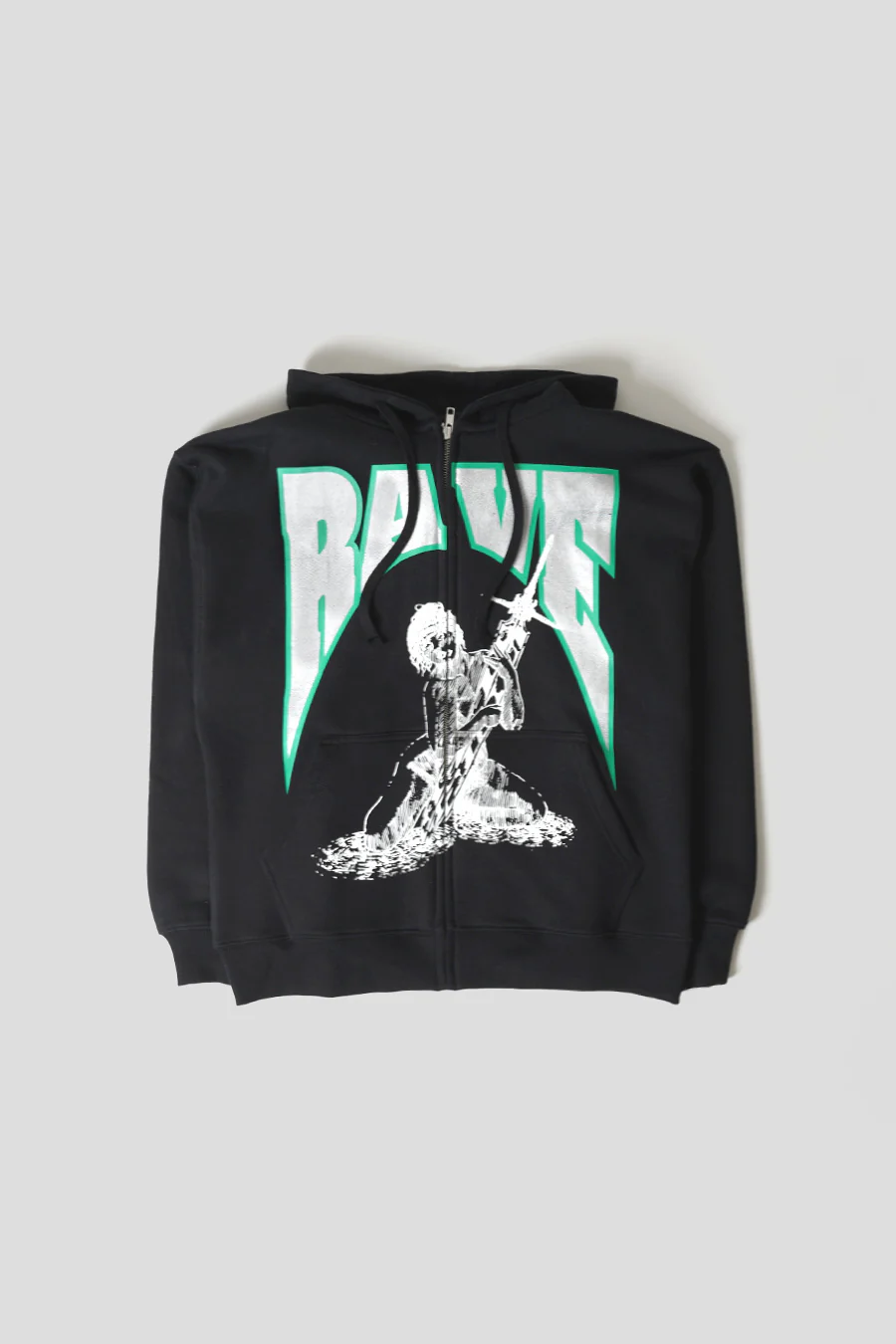 HOODIE ZIP CASCA NOIR