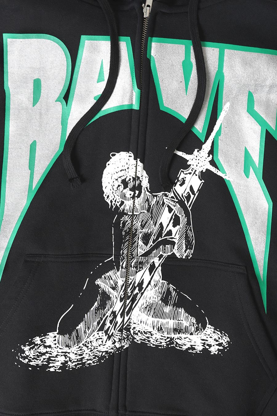 HOODIE ZIP CASCA NOIR - Image 2