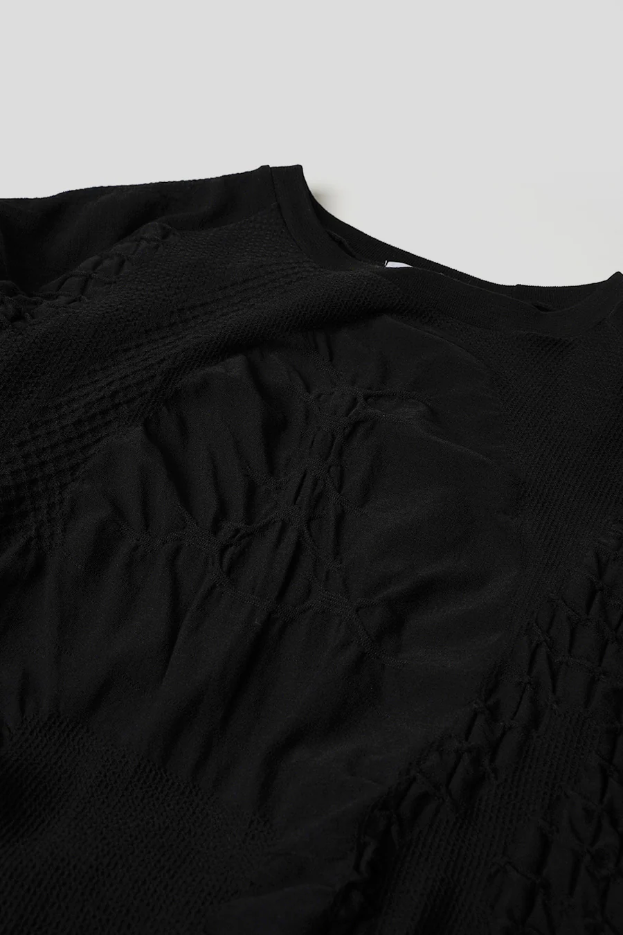 PULL COL ROND SANS COUTURE 2.0 3D NOIR - Image 2