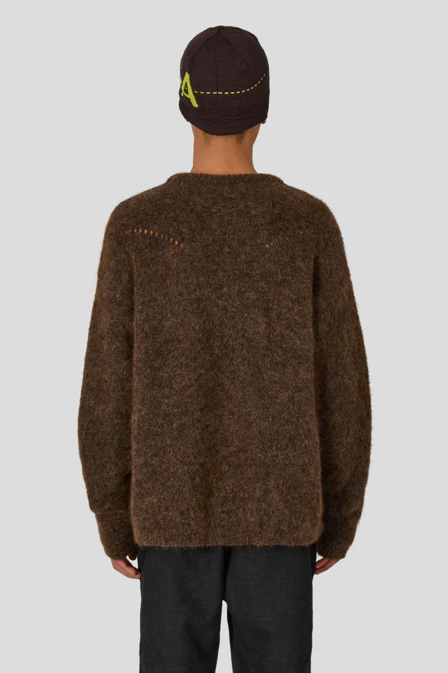 PULL MOHAIR DROPSTITCH MARRON - Image 6