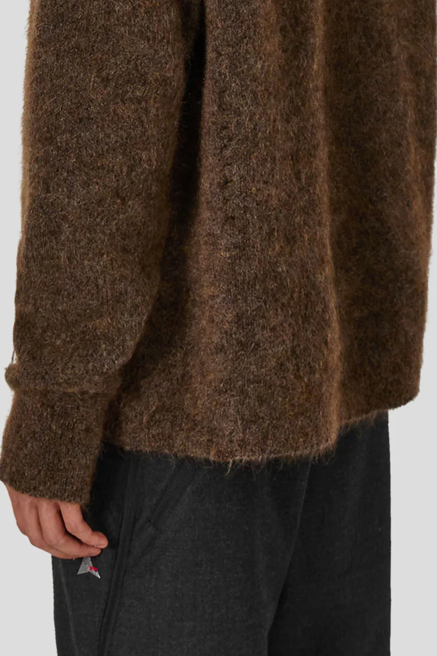 PULL MOHAIR DROPSTITCH MARRON - Image 7