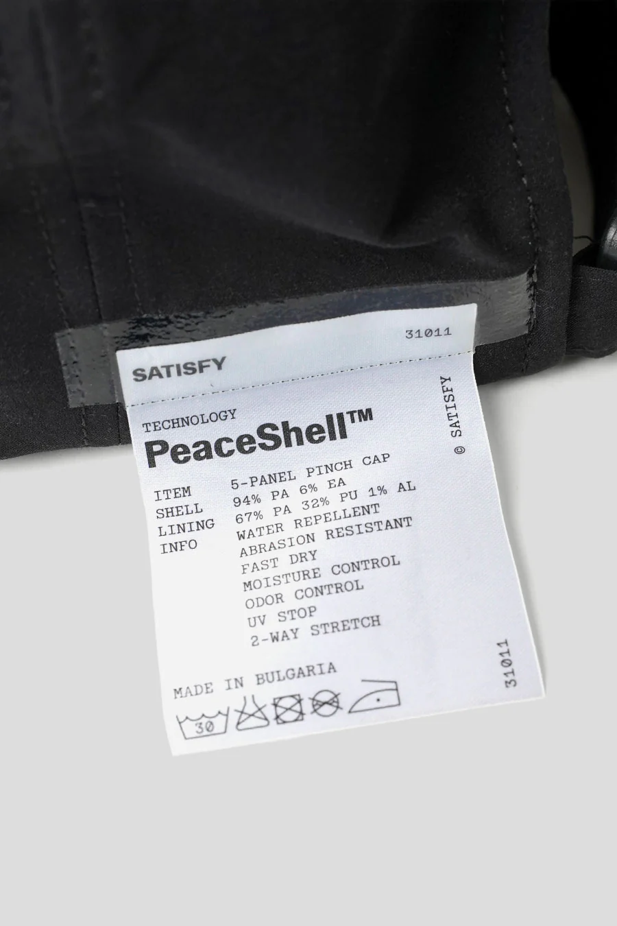 CASQUETTE PEACESHELL 5 PANEL PINCH NOIRE - Image 4