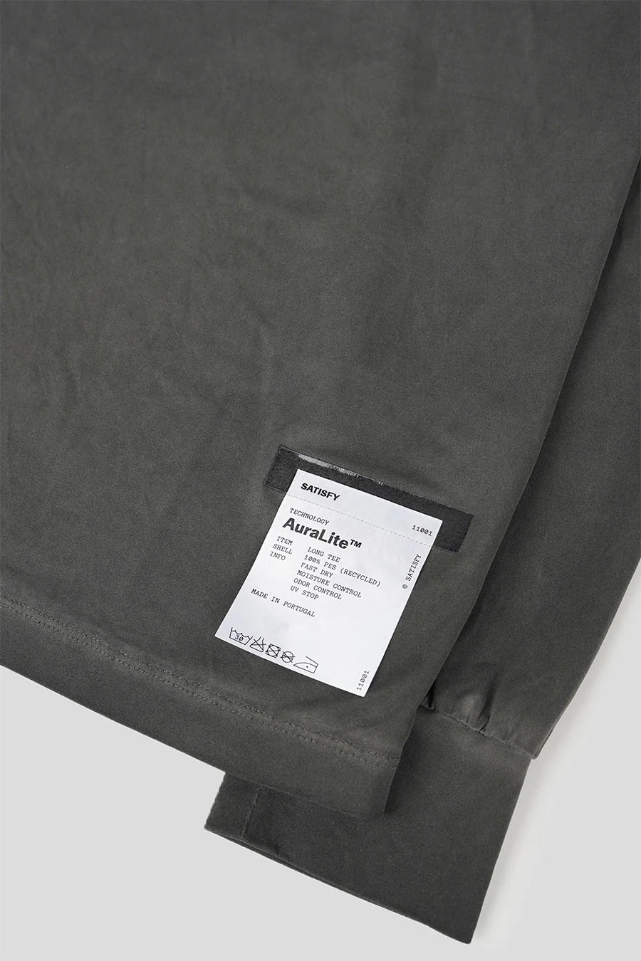 T-SHIRT MANCHES LONGUES AURALITE NOIR PIGMENTÉ - Image 4