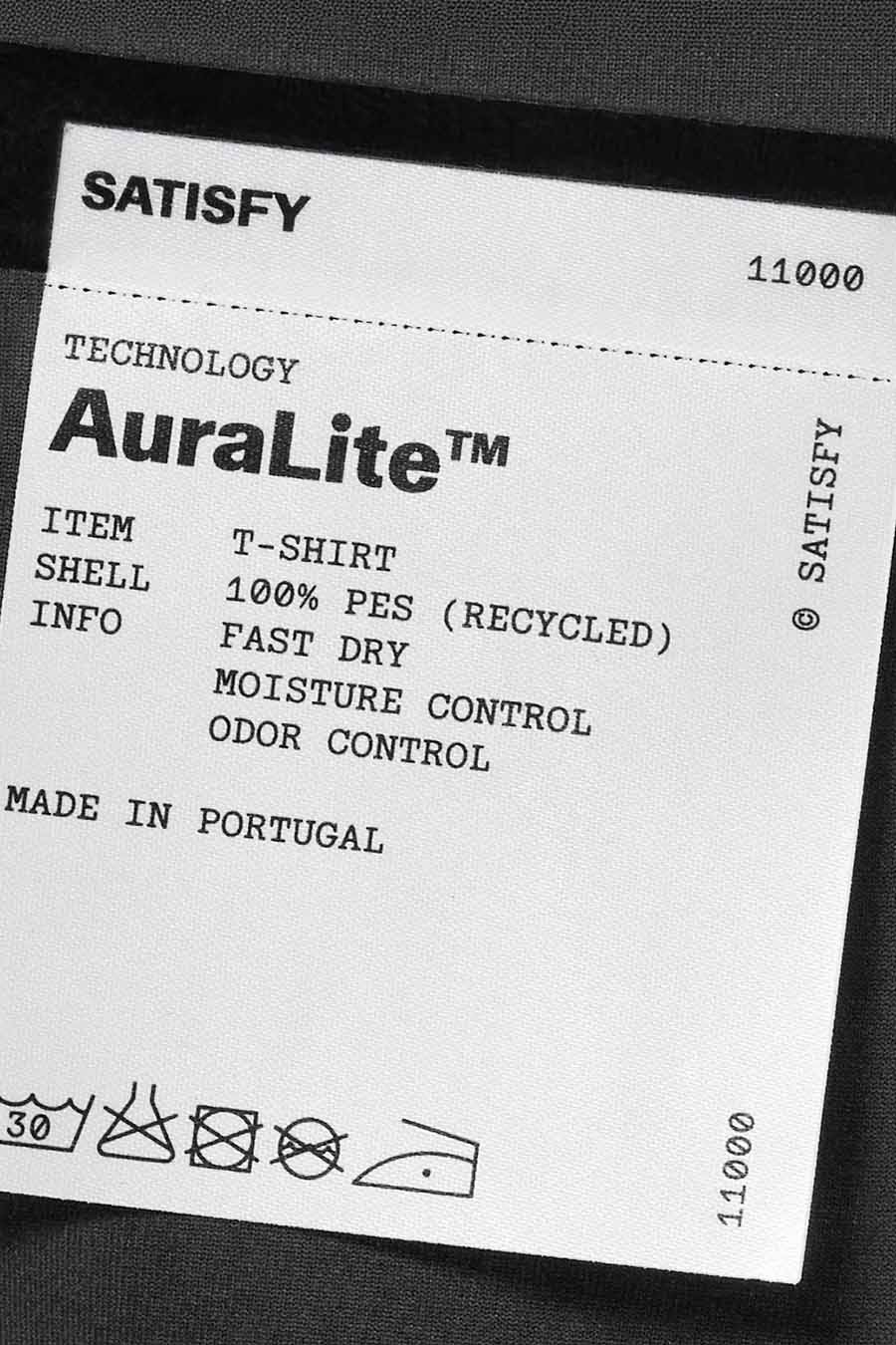 T-SHIRT AURALITE PIGMENT BLACK - Image 4